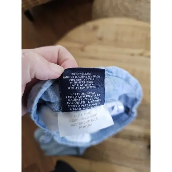 Fidelity Andy Paper Bag Wide Leg Pants Women's Size 27 Made in USA 100% Lycell - Picture 9 of 14